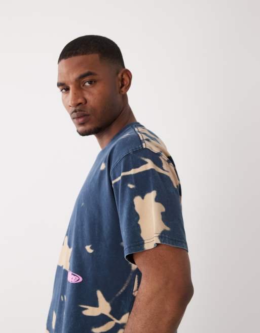 Nike floral graphic T-shirt in dark gray , 4 of 5
