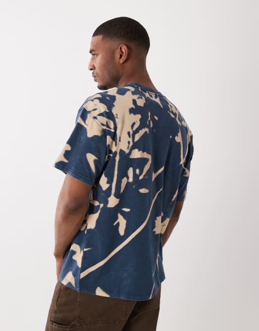 Nike floral graphic T-shirt in dark gray , 5 of 5