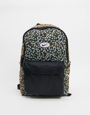 Nike floral swoosh backpack | ASOS