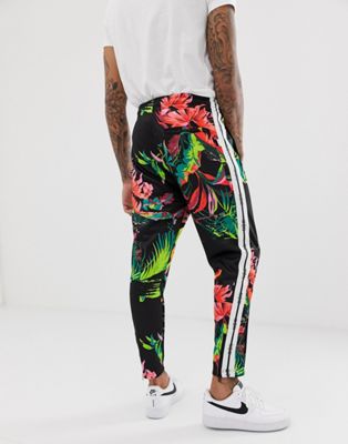 nike floral track pants