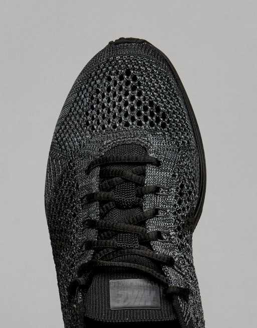 Nike flyknit racer blackout for outlet sale