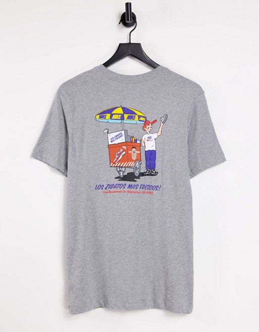 Nike Foodcart t-shirt in grey