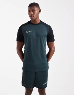 Nike Football - Academy 2025 - T-shirt en tissu Dri-FIT - Vert foncé