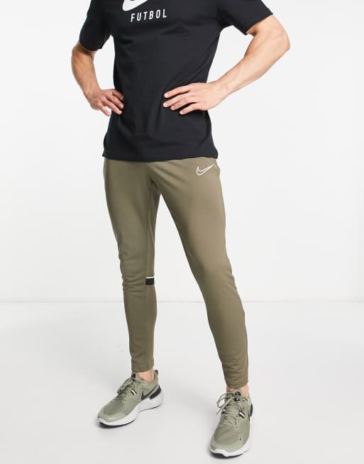 Nike Football Academy 21 DriFIT joggers in khaki ASOS