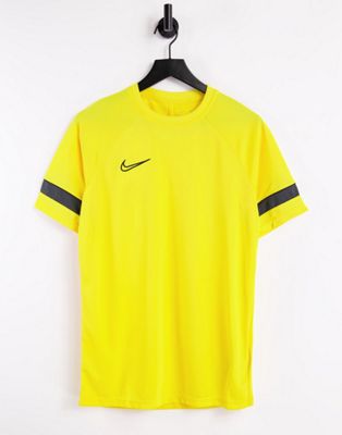 Nike Football Academy 21 Dri-FIT t-shirt in yellow