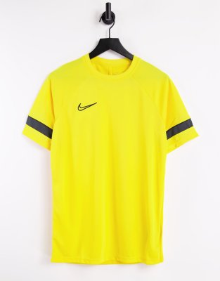 Nike Football Academy 21 Dri-FIT t-shirt in yellow