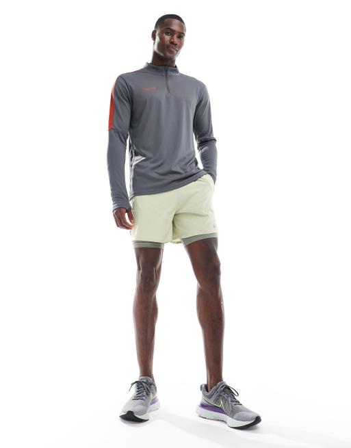 Nike Football Academy 23 1/4 zip sweatshirt in dark grey, 3 of 4