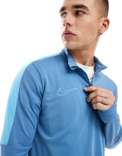 Light blue nike quarter zip hotsell