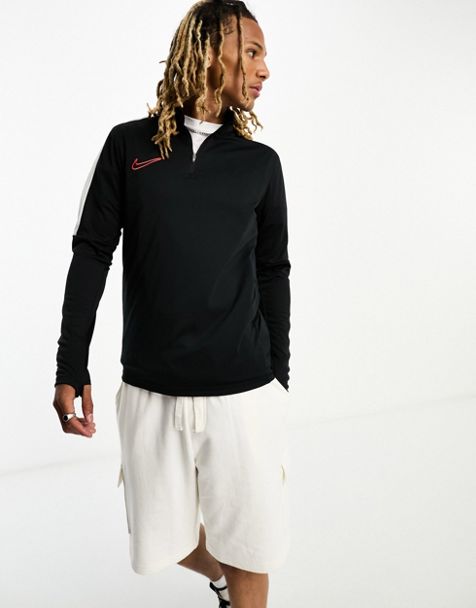 Nike Sports Utility long sleeve crew neck top in black