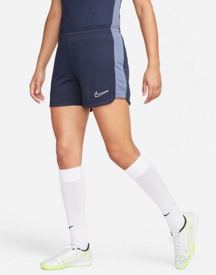 Nike Football Academy 23 Dri-Fit shorts in navy and blue - ASOS Price Checker