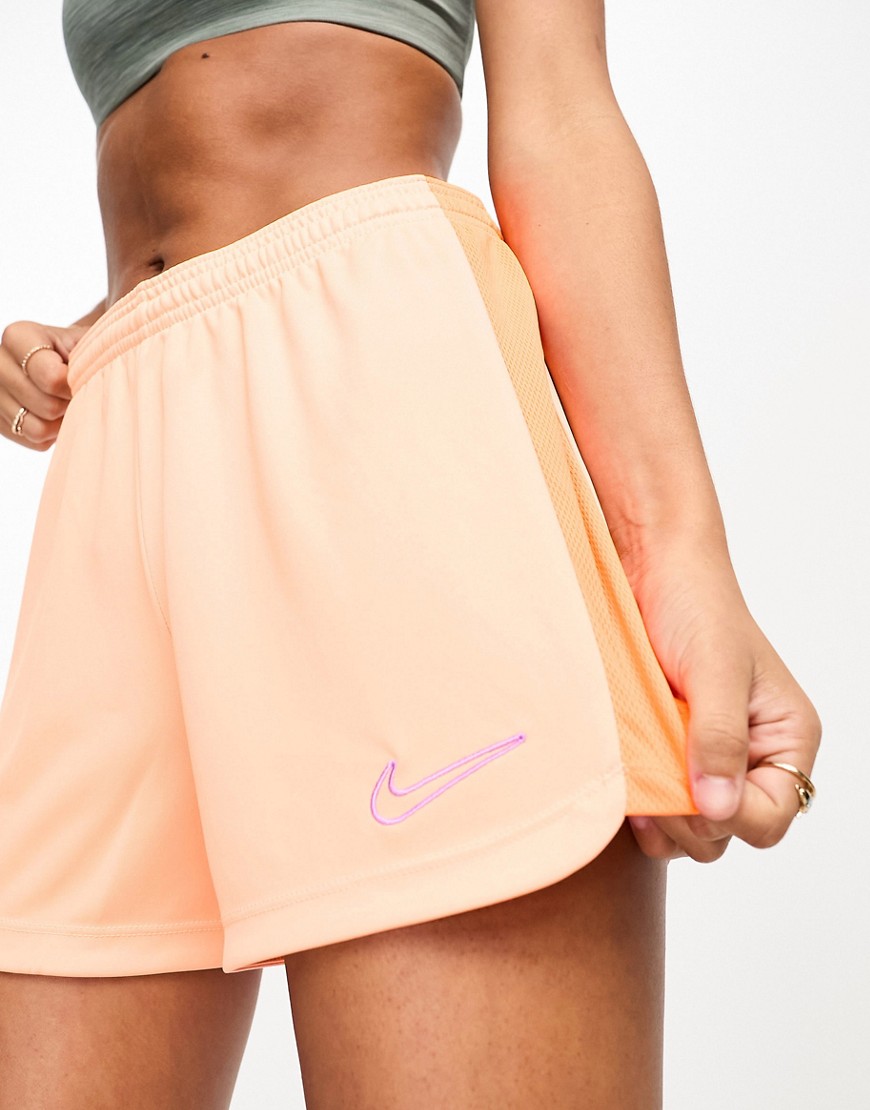 Nike Football Academy 23 Dri-Fit shorts in orange