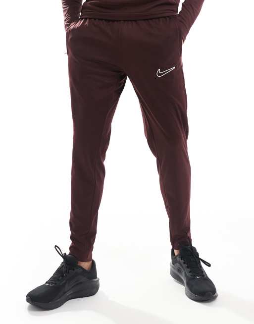 Nike Football Academy 23 joggers in burgundy