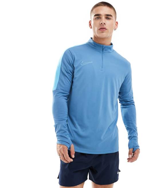 Nike Football - Academy 23 - Sweat à col zippé - Bleu clair, 2 de 4