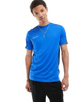 nike academy t shirt blue