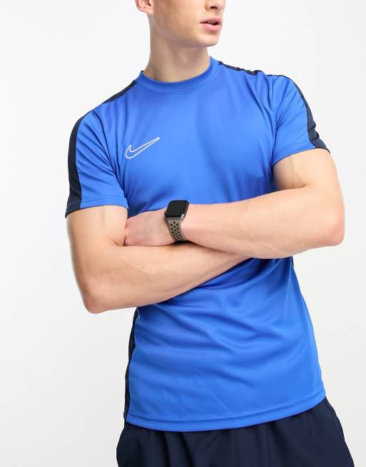 Blue nike football clearance shirt