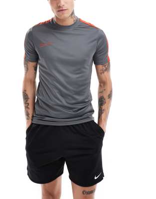 Nike Football Nike Football Academy 23 t-shirt in dark grey