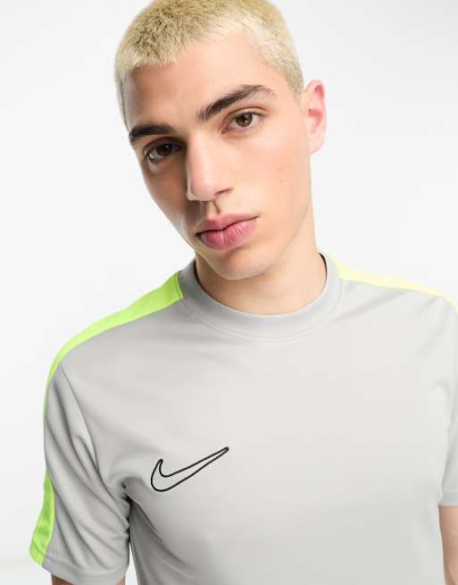 nike academy t shirt grey