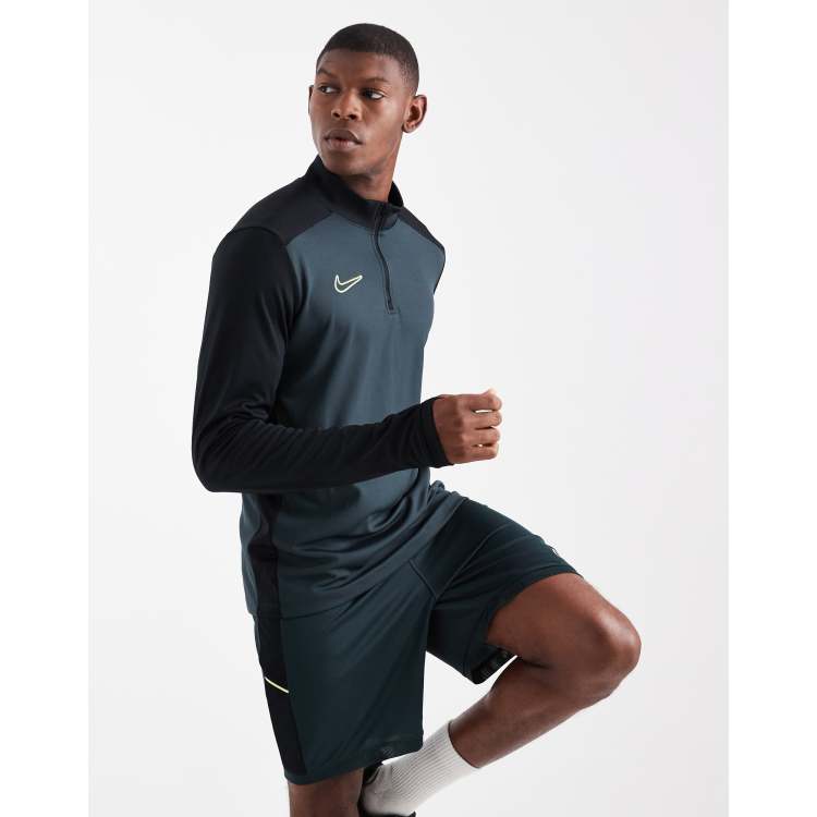 Nike Football Academy 25 Dri-FIT 1/4 zip drill top in dark green
