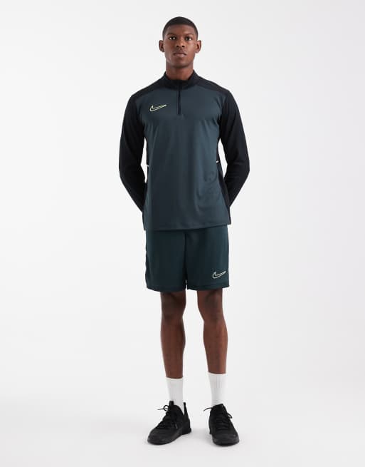 Nike Football Academy 25 Dri-FIT 1/4 zip drill top in dark green