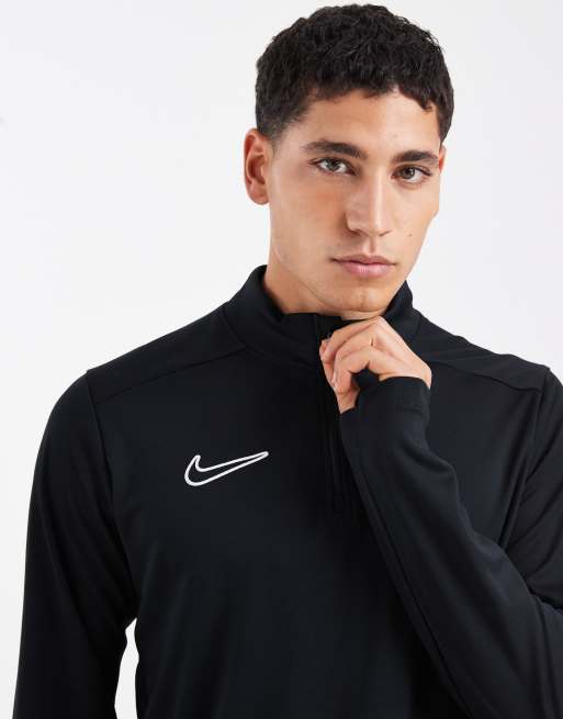 桜花学園高等学校Nike DRI-FIT ウォームアップウェア XXL　遠征着 Nike Football Academy 25 Dri-FIT half zip long sleeve top in black