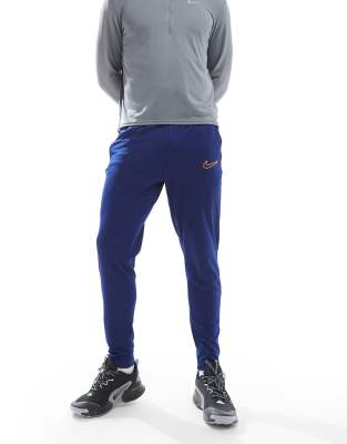 Nike Football - Academy 25 Dri-FIT - Marineblå joggingbukser - view 1
