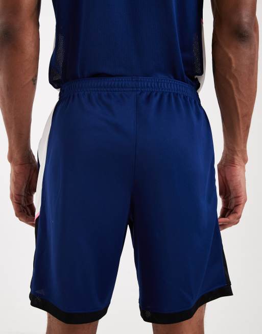 Nike Football - Academy 25 Dri-FIT - Pantaloncini blu navy e rosa, 5 di 5
