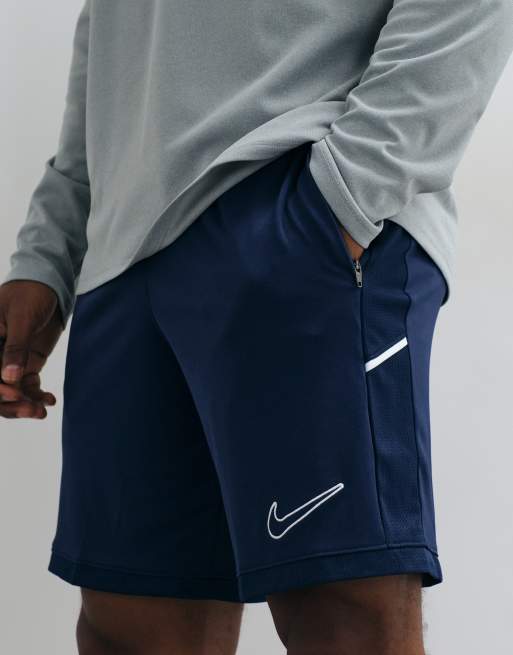 Nike Football - Academy 25 Dri-FIT - Pantaloncini blu navy, 3 di 5