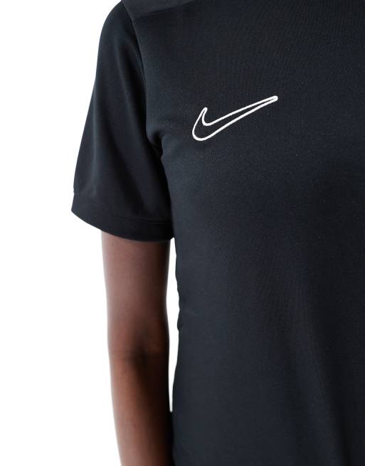 Nike Football - Academy 25 Dri-FIT - T-shirt nera, 3 di 4