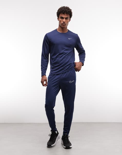 Nike Football - Academy 25 - Joggers blu navy in tessuto Dri-FIT - view 1