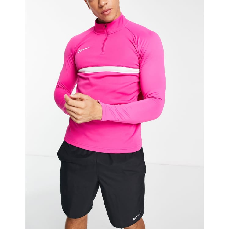 Pink Nike Dri Fit Half Zip Nike Women's Dri-fit Swoosh Run 1/4-zip