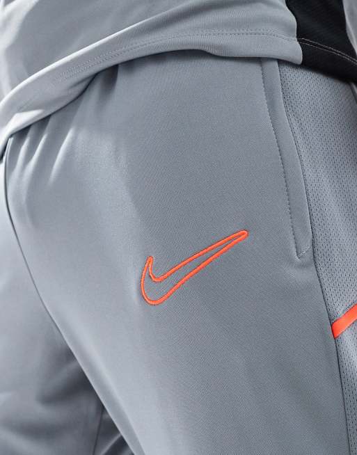 Nike Football – Academy – Dri-FIT – Grå mjukisbyxor, 2 av 5