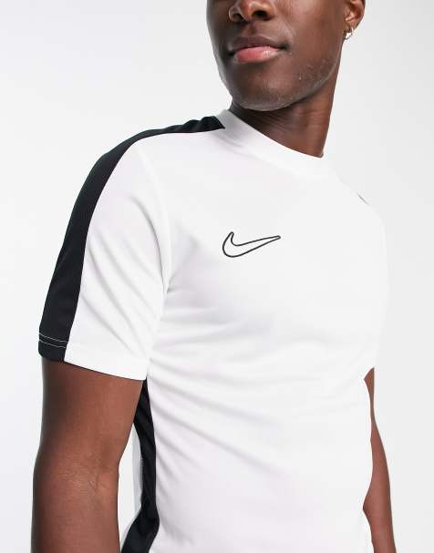 Nike - Football Academy Dri-FIT - Hvid T-shirt med paneler - view 1