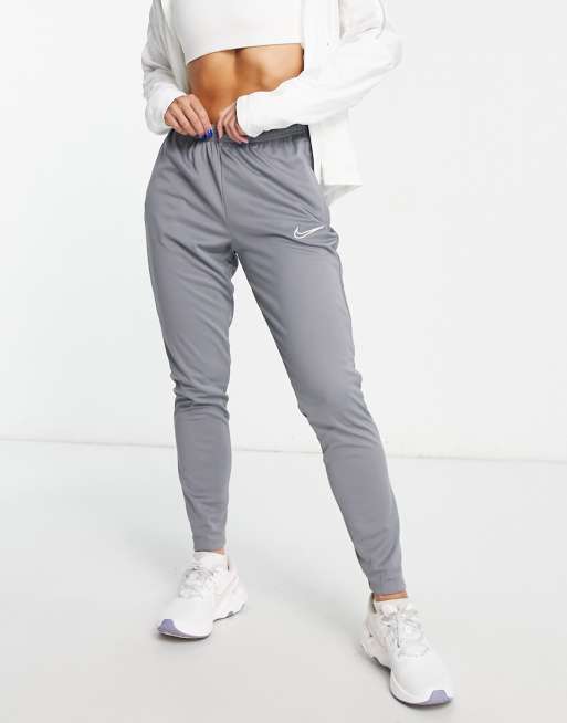 Nike Football Academy Dri FIT joggers in grey