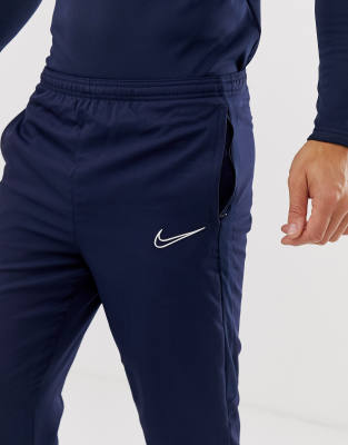 nike academy tracksuit navy