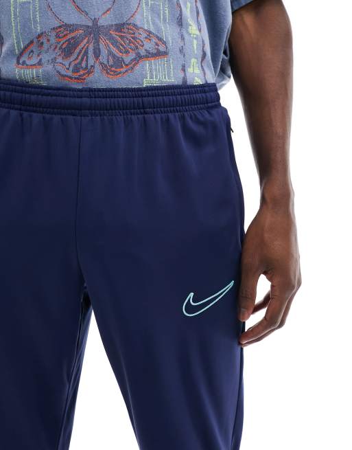 Nike dri fit navy blue store track pant