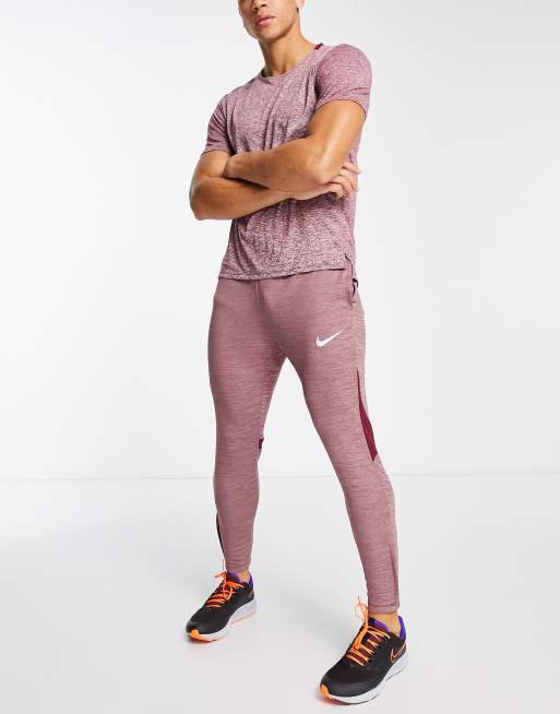 Nike Football Academy DriFIT knitted joggers in red marl ASOS