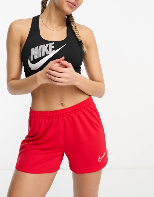 Red nike cheap sweat shorts