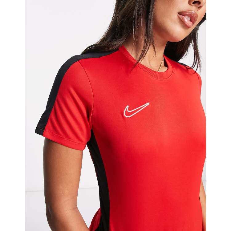 Red dri fit shirt sales womens