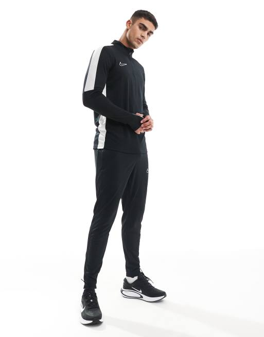 Nike football training squad dry drill joggers top in black