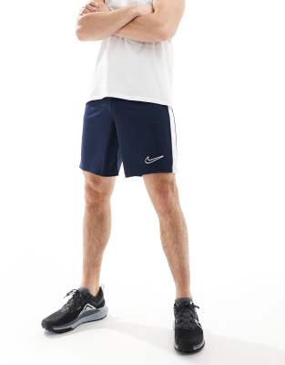 Nike Football Academy Dri-FIT panelled shorts in navy