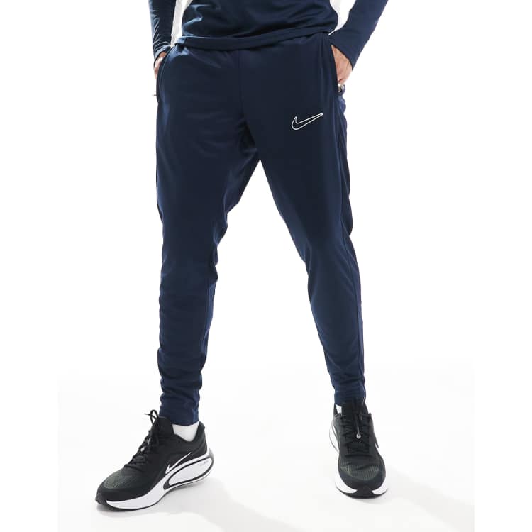 Nike Football Academy Dri FIT Pantalon de jogging a empiecements Bleu marine ASOS