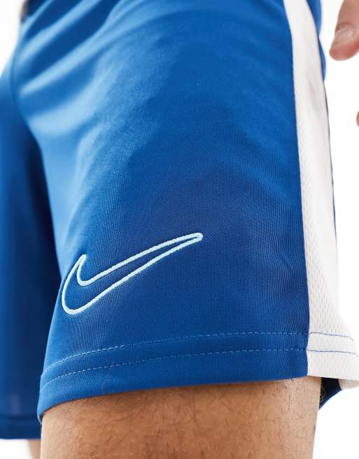 Nike Football - Academy Dri-FIT - Pantaloncini blu a pannelli, 4 di 5