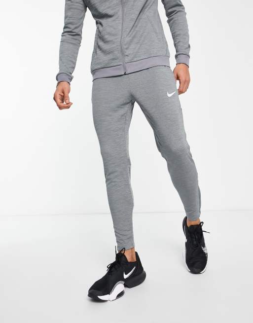 Nike dri fit pants grey sale