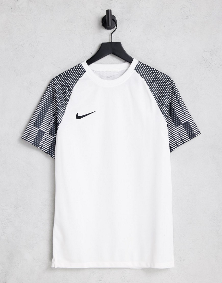 Fantastisch Sluiting Anders Nike Football - Academy Dri-FIT - Quick Dry Contrast Sleeve T-Shirt in  White Nike - ASOS NL | StyleSearch