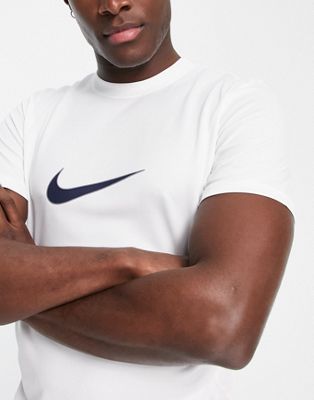 Nike Football Academy Dri-FIT swoosh t-shirt in white - ASOS Price Checker