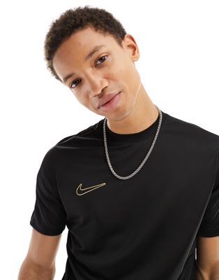 Nike Football Academy Dri-Fit t-shirt in black