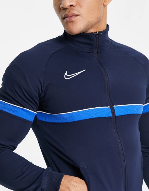 Nike Football Academy Dri FIT track jacket in navy