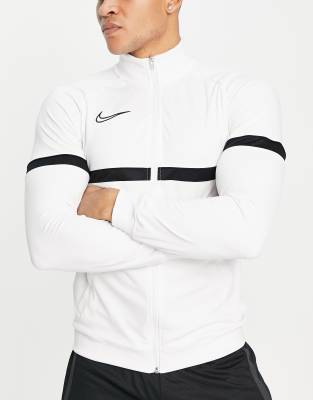 Nike Football Academy Dri-FIT track jacket in white - ASOS Price Checker