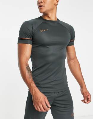 Nike Football Academy Dri-FIT unisex t-shirt in dark grey