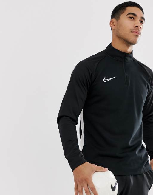 Nike black 2025 half zip tracksuit